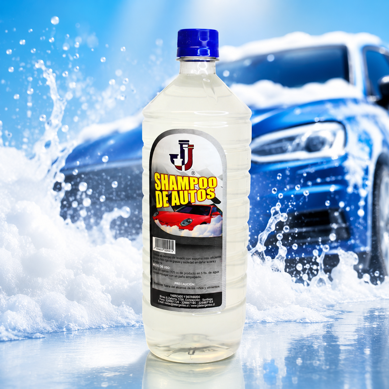 Shampoo de autos - Botella 1 Lt