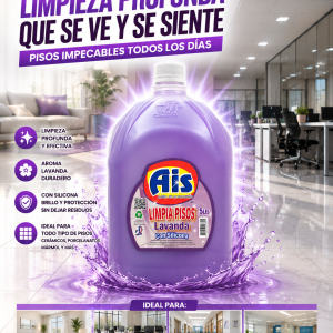 Limpiapiso con Silicona Ais Lavanda 5 Lts