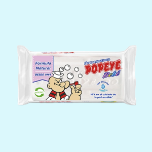Jabón en barra ropa Popeye Bebé Hipoalergénico 170 Gr