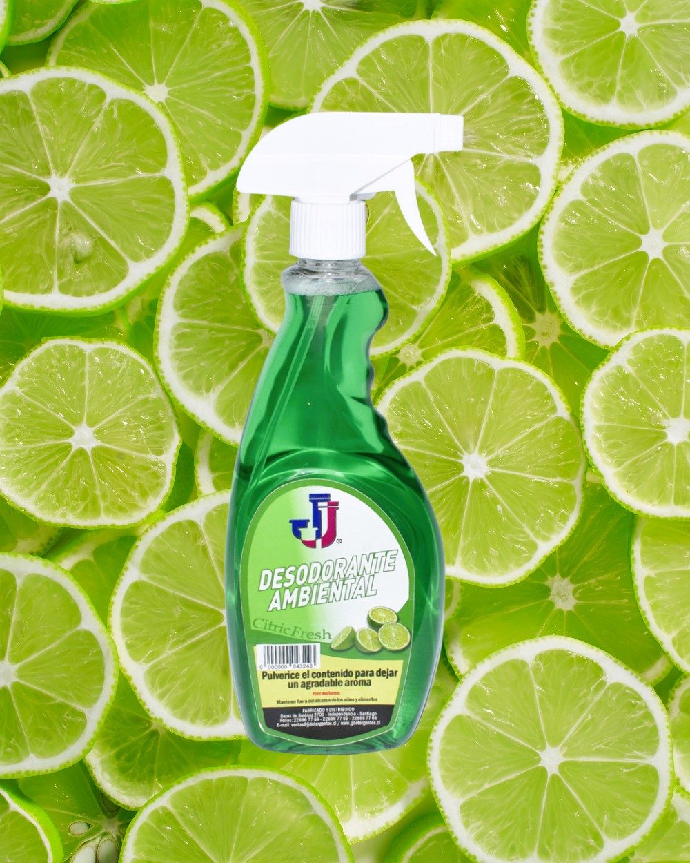 Desodorante Ambiental JJ Citric Fresh 500 Ml - Imagen 2
