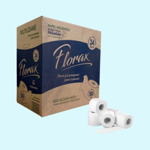 Papel Higienico Florax Doble Hoja 24 Rollos 50 Mts